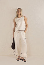 Load image into Gallery viewer, Lugano Pant Cream/Choc