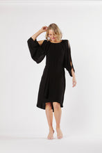 Load image into Gallery viewer, Marrakesh Cowl Back Dress | Black Magic