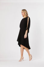 Load image into Gallery viewer, Marrakesh Cowl Back Dress | Black Magic