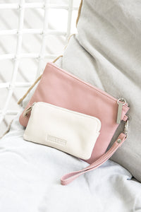 Stitch & Hide - Cassie Clutch - Dusty Rose - The Corner Store Yamba