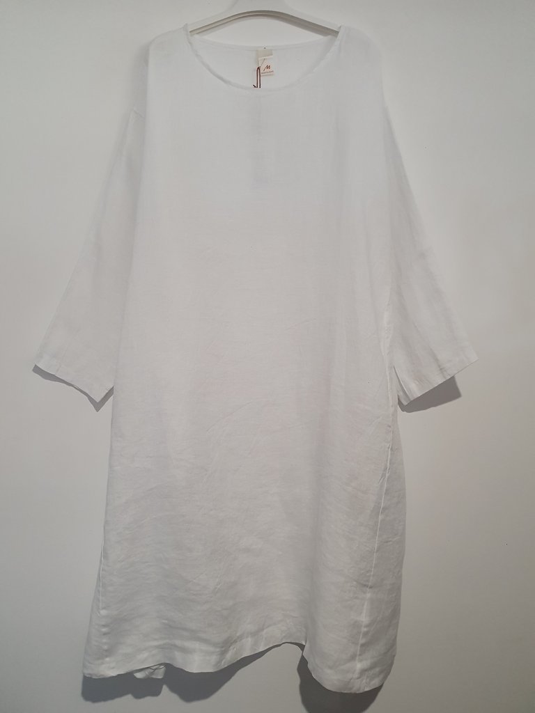 Italian Linen straight edge dress