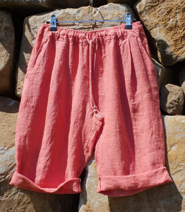 Italian Linen Frederic Bermuda Shorts