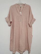 Load image into Gallery viewer, Frederic Oversized linen Shirt Dress