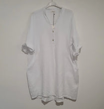 Load image into Gallery viewer, Frederic Oversized linen Shirt Dress