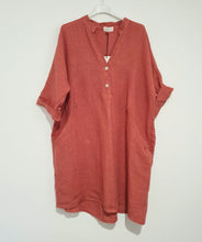 Load image into Gallery viewer, Frederic Oversized linen Shirt Dress