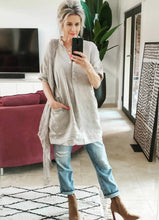 Load image into Gallery viewer, Frederic Oversized linen Shirt Dress