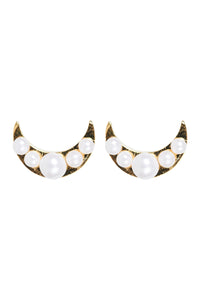 Heritage Earring - Pearl Moon