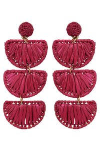 Milli Layer Earring - Mulberry