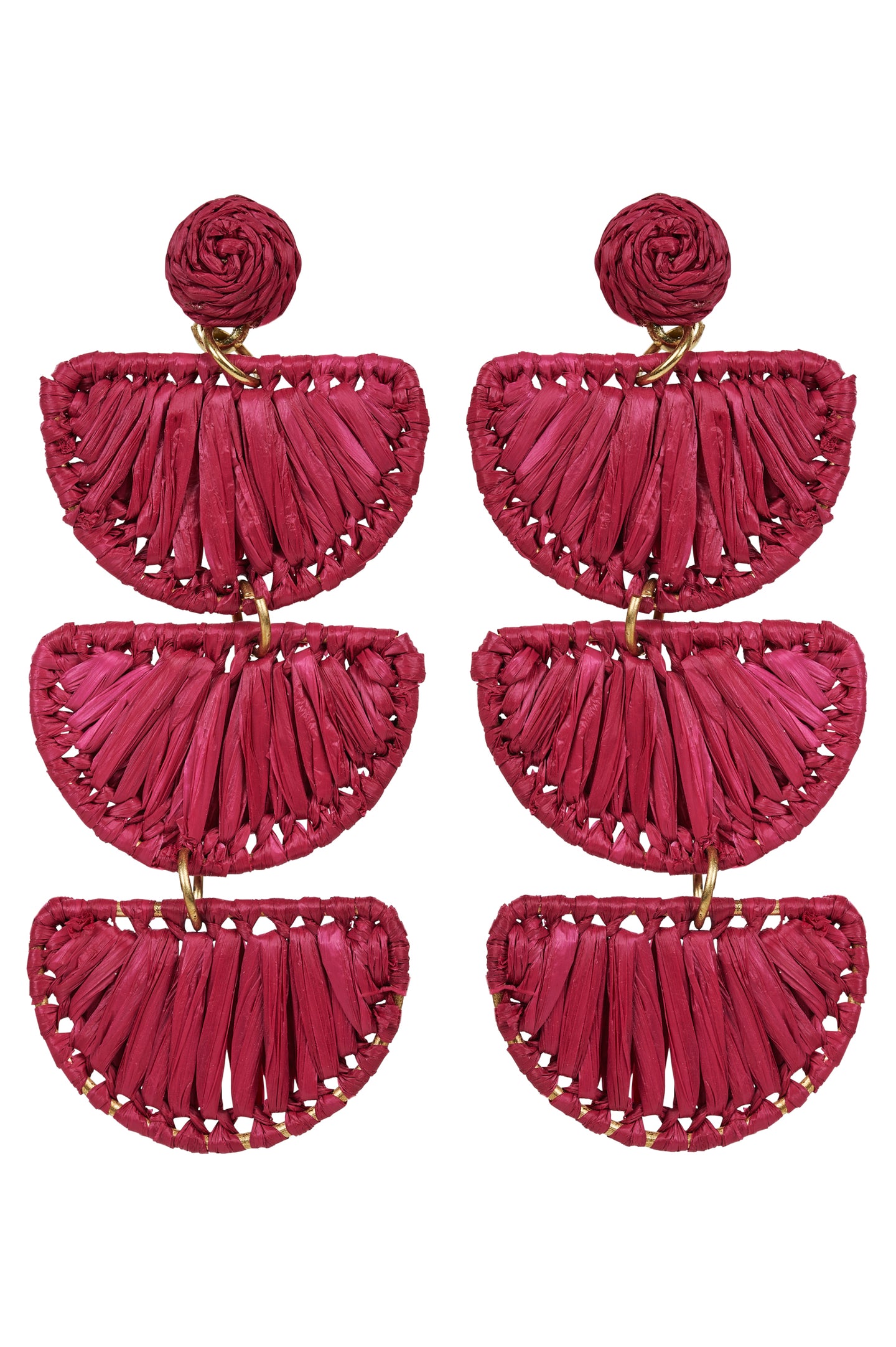 Milli Layer Earring - Mulberry