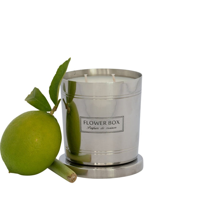 Silver Candle 290g - Fresh Lemongrass