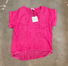 Load image into Gallery viewer, Plain Italian Linen Tee - Siena