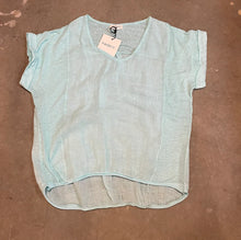 Load image into Gallery viewer, Plain Italian Linen Tee - Siena