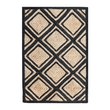 Load image into Gallery viewer, Murphy Rug Natural &amp; Black