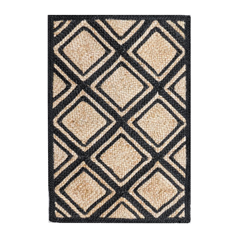 Murphy Rug Natural & Black
