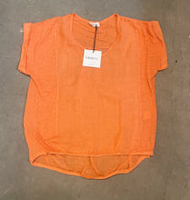 Load image into Gallery viewer, Plain Italian Linen Tee - Siena