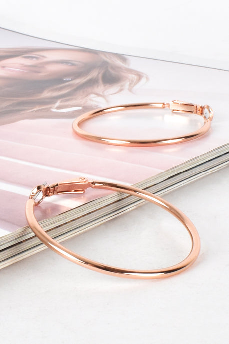 Essential Hoop Earrings Rose