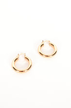 Load image into Gallery viewer, Chunky Mid Size Hoops - Gold