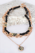 Load image into Gallery viewer, Stone Drop Short Layer Necklace