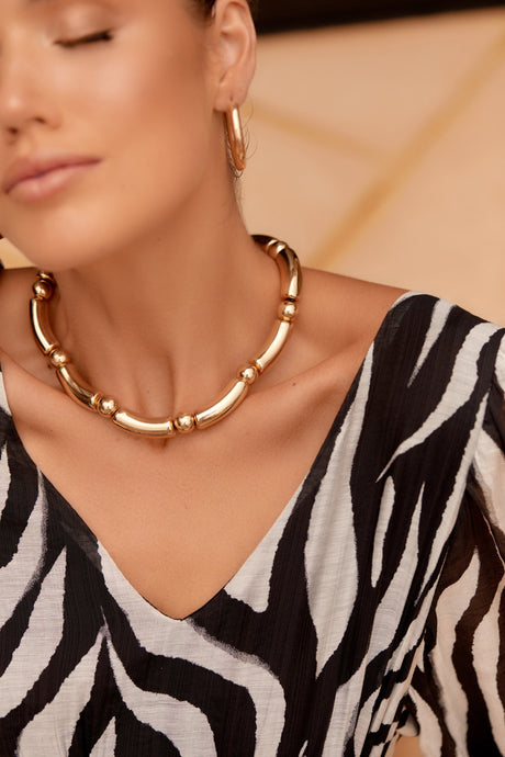 Chunky Rounded Statement Necklace