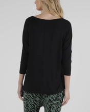 Load image into Gallery viewer, Atlanta 3/4 Sleeve Top - Black