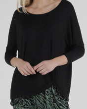 Load image into Gallery viewer, Atlanta 3/4 Sleeve Top - Black