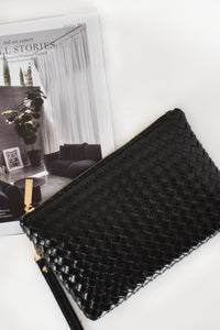 Alexia Wrist Strap Plait Clutch