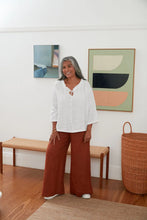 Load image into Gallery viewer, Jambes full-length linen pants