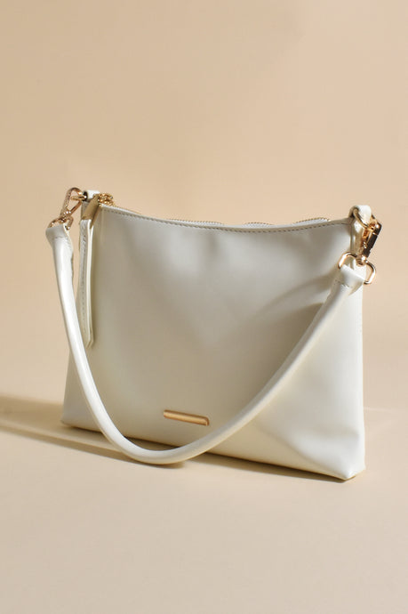 Iris Essential Shoulder Bag White
