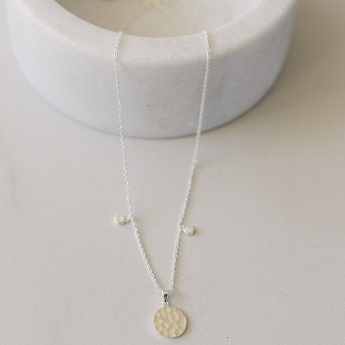 Ayla Necklace in Silver | Love Lunamei