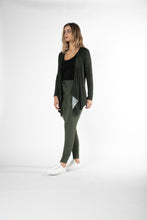 Load image into Gallery viewer, Tunic Melbourne Cardigan | Olive Black Terrain