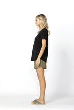 Load image into Gallery viewer, Demi Scoop Tee | Black
