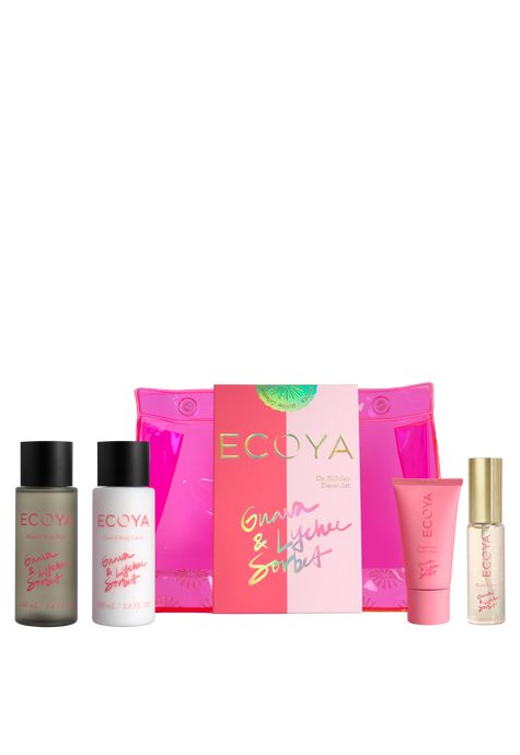 Christmas: Guava & Lychee Sorbet On Holiday Travel Gift Set