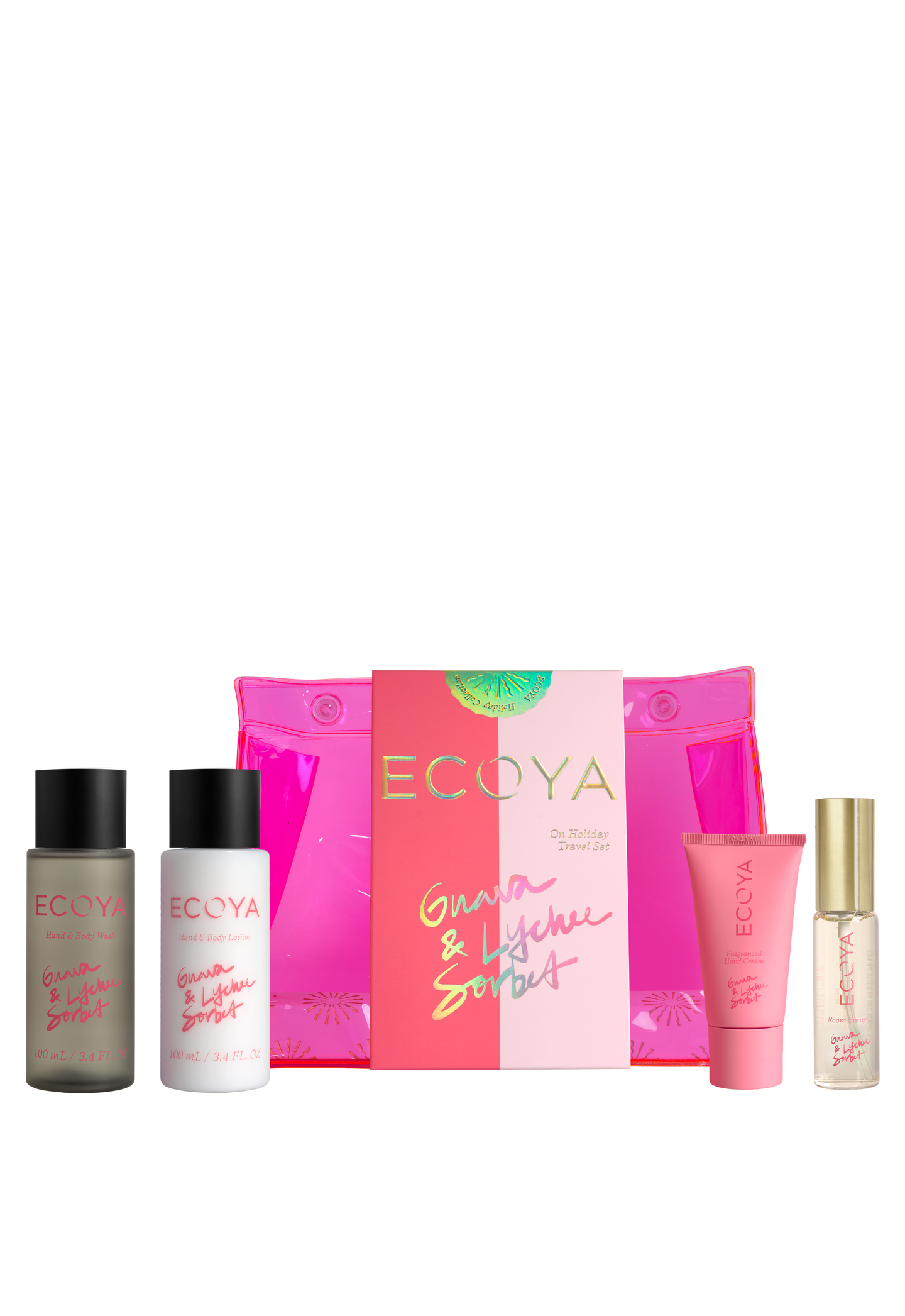 Christmas: Guava & Lychee Sorbet On Holiday Travel Gift Set