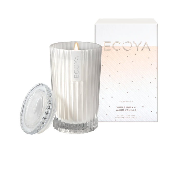 Celebration candle - white musk & warm vanilla