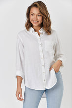 Load image into Gallery viewer, Button Up Linen Shirt - Blanche