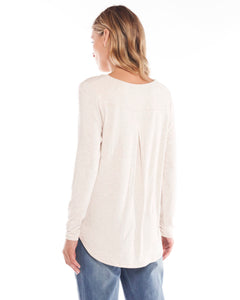 Evanna Top - Oat Marle