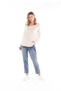 Evanna Top - Oat Marle