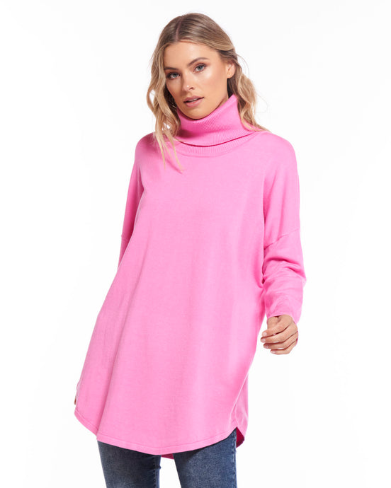 Fleur Knit Jumper - Candy Pink
