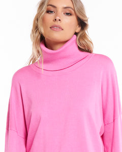 Fleur Knit Jumper - Candy Pink