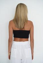 Load image into Gallery viewer, Shirred Bandeau - Black