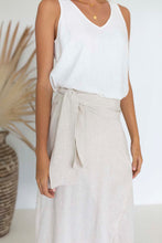 Load image into Gallery viewer, Humidity Lifestyle Clothing Willow Wrap Skirt, Linen Skirt, The Corner Store Yamba