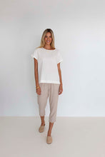 Load image into Gallery viewer, Humidity Lifestyle Lido 3/4 Pant Natural, Linen Clothing, The Corner Store Yamba
