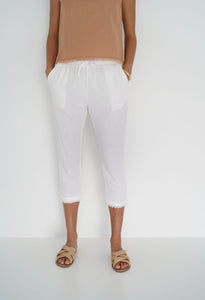 Lido 3/4 Pant White