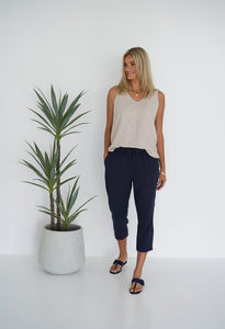 Lido 3/4 Pant - Navy