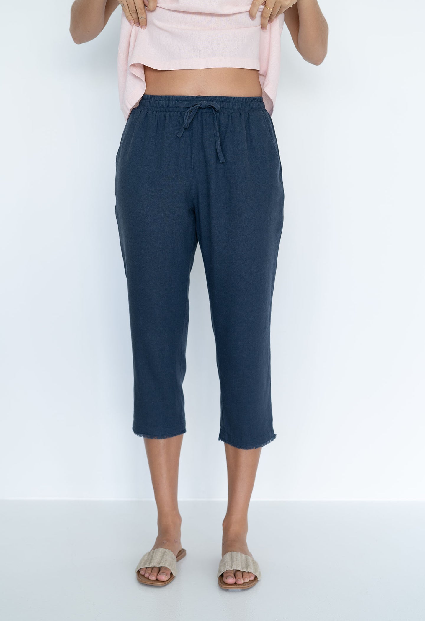 Lido 3/4 Pant - Navy