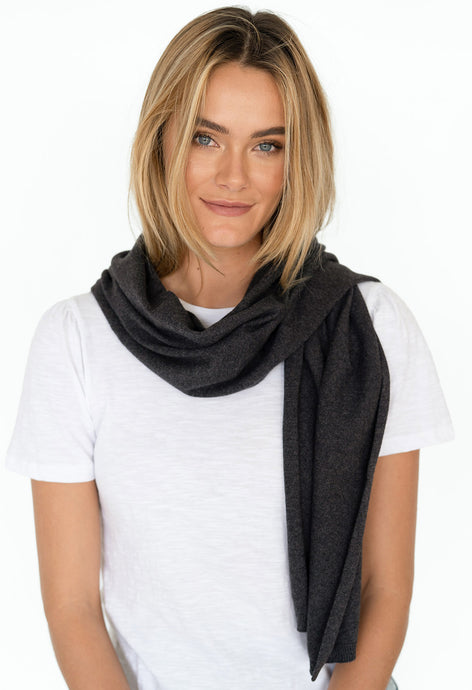 Lyon Scarf Charcoal