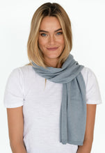 Load image into Gallery viewer, Lyon Scarf Dusty Blue