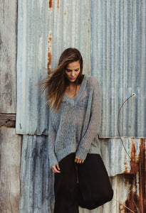 HUMIDITY LIFESTYLE LUXE V KNIT ICE GREY