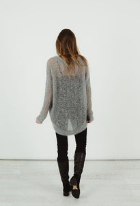 HUMIDITY LIFESTYLE LUXE V KNIT ICE GREY