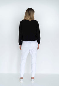 Hazel Track Pant - White